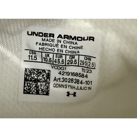 Under Armour HOVR Platform 1 Blur Smoke Men’s 11,5 Size 3028384-101 main image 8